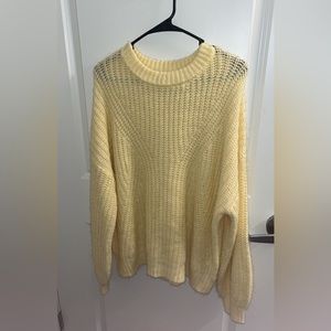 Yellow Knit Sweater
